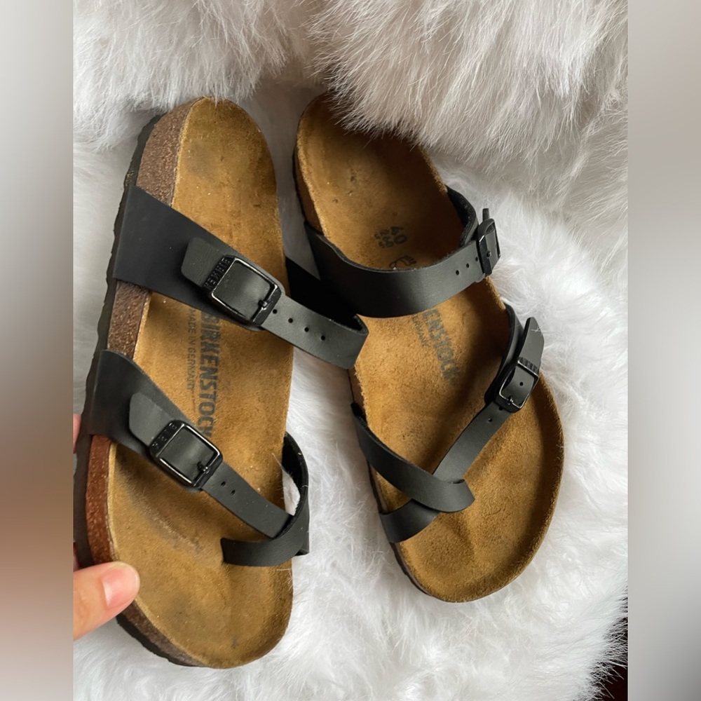 Birkenstock Black Double-Strap Sandals